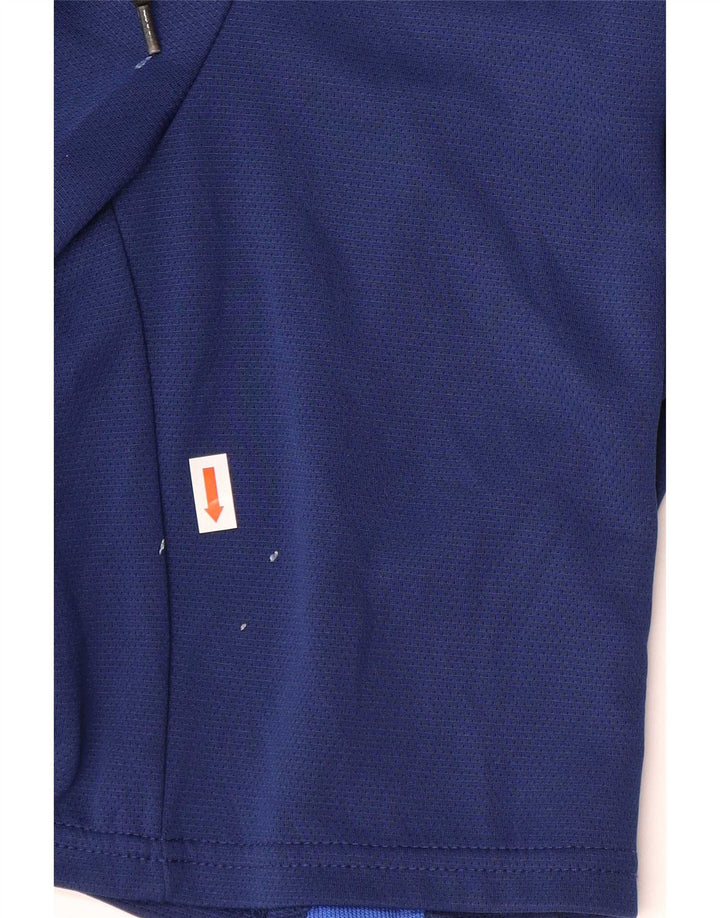 Nike Short de sport Dri Fit pour homme en polyester color block bleu marine moyen