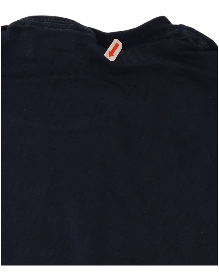 Adidas T-Shirt Homme Top Bleu Marine Rayé Coton