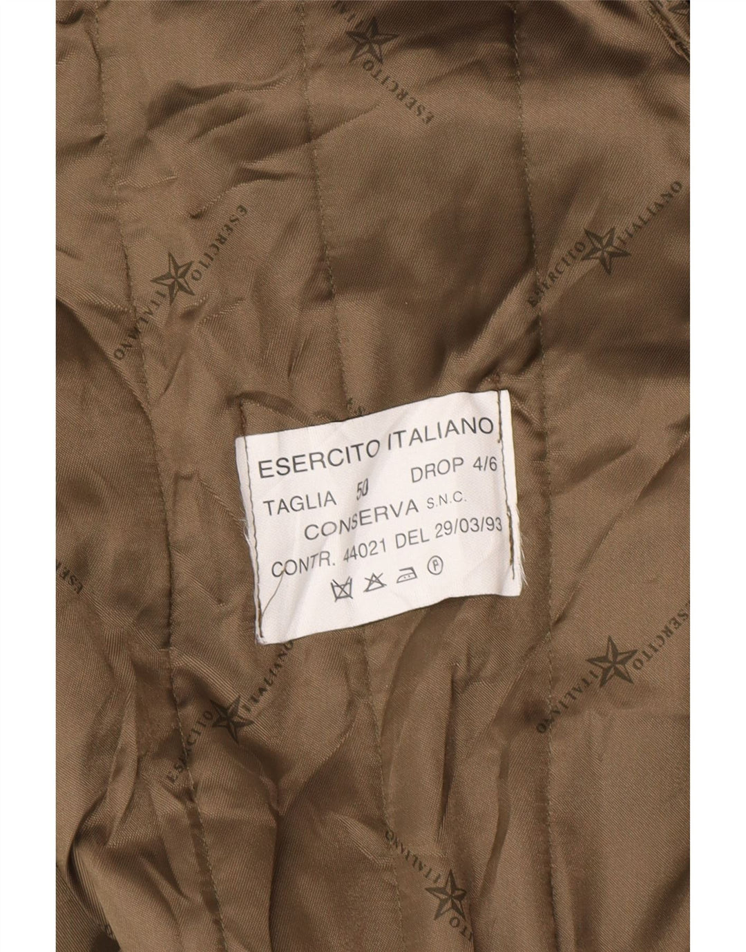 Trench-Coat Vintage Homme IT 50 Grand Kaki