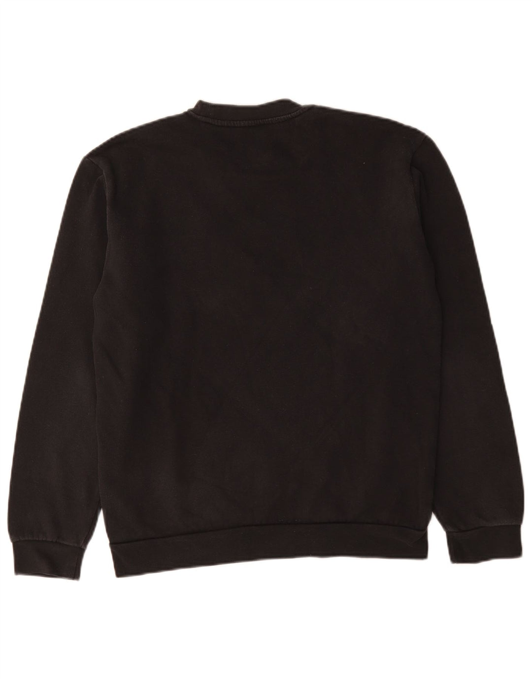 Adidas Sweat-shirt pour homme en coton noir Taille S