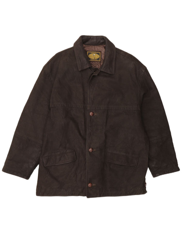 Douglas Veste en cuir pour homme UK 42 XL Marron