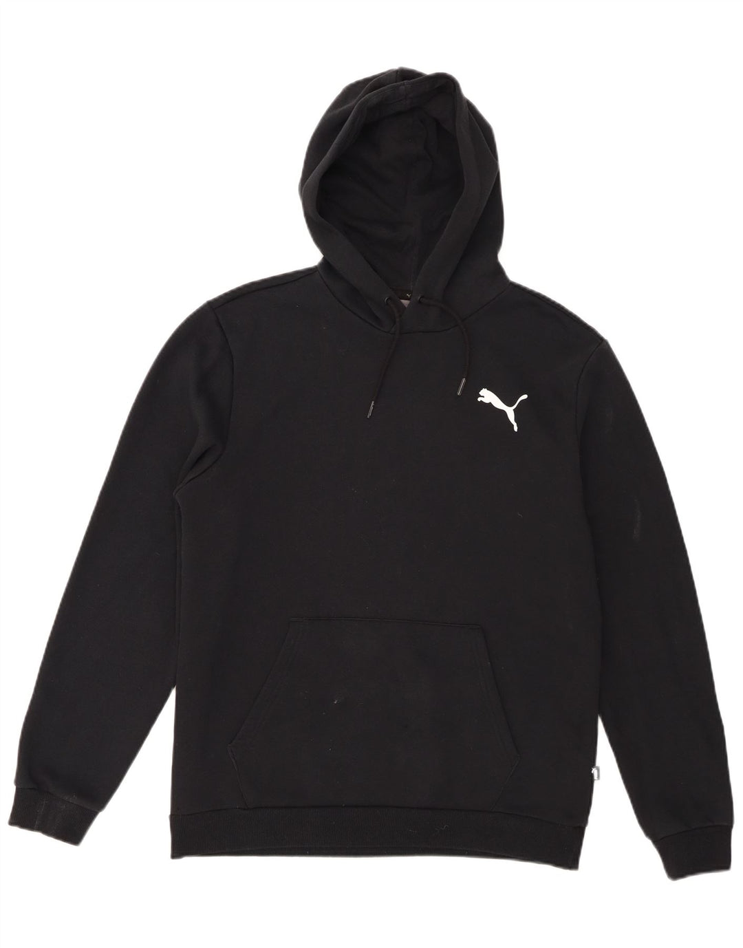 Puma Pull à capuche pour homme en coton noir moyen
