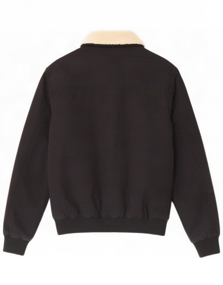 French Connection Veste Bomber Homme UK 36 Petit Coton Noir