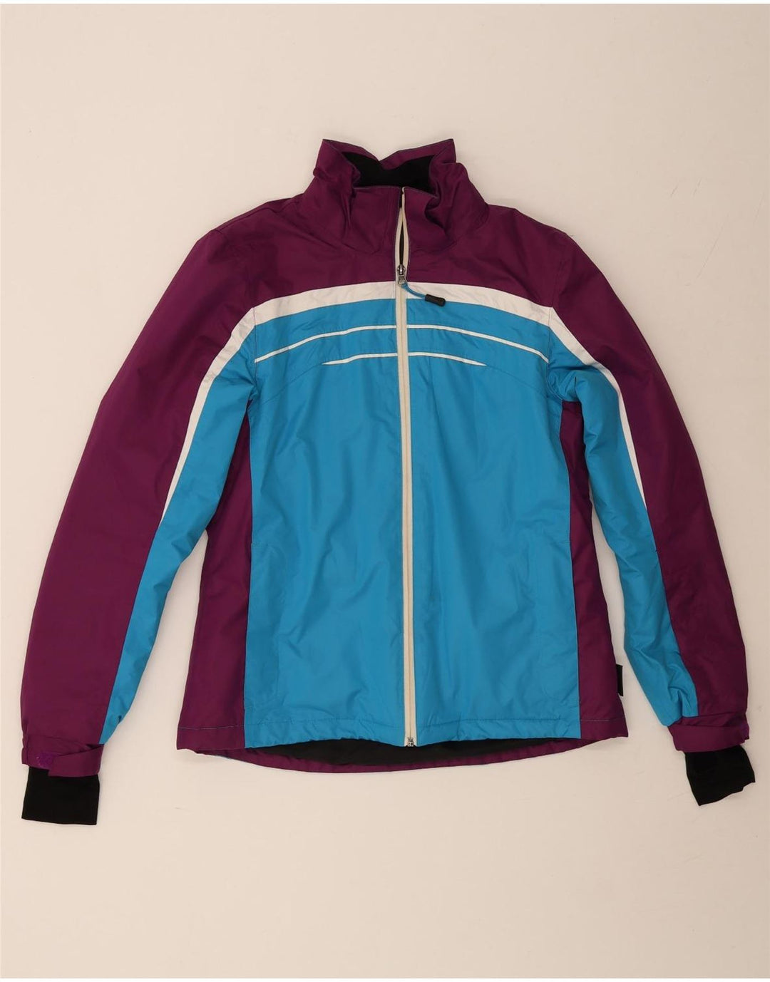 Crivit Veste de ski pour femme UK 16 Large Violet Colourblock Polyester