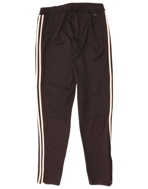 Adidas Pantalon de Survêtement Garçon 12-13 ans Moyen Noir Polyester Sports