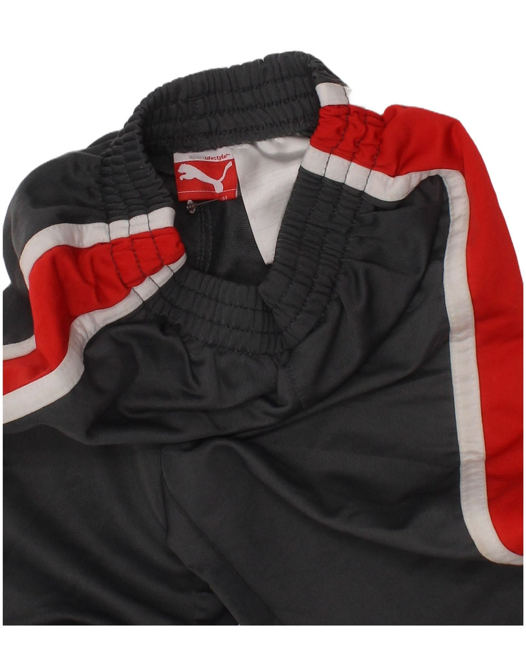 Puma Pantalon de survêtement garçon 2-3 ans Gris Colorblock Polyester