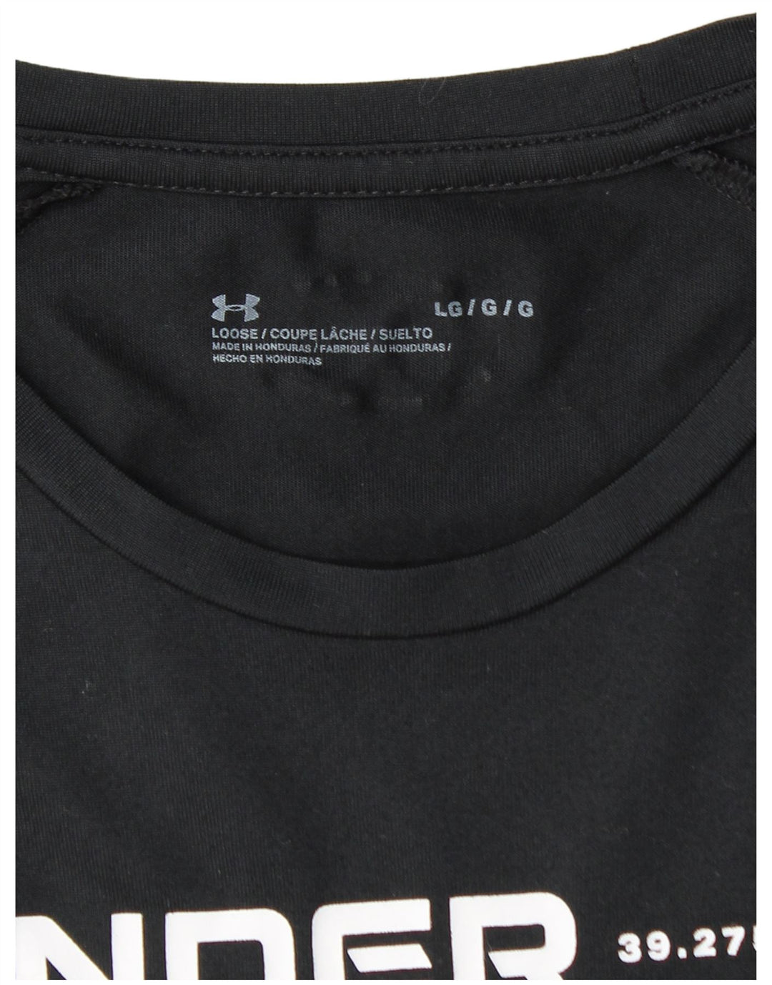 UNDER ARMOUR T-Shirt Graphique Homme Grand Noir