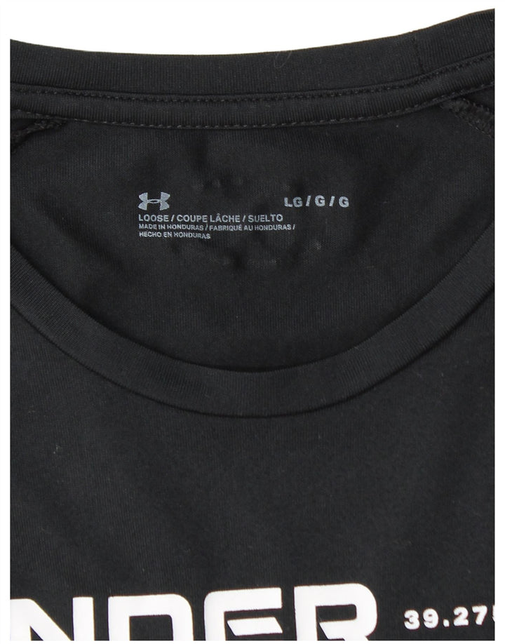 UNDER ARMOUR T-Shirt Graphique Homme Grand Noir