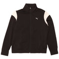 PUMA Veste de survêtement pour femme UK 44 Medium Noir Colorblock Polyester