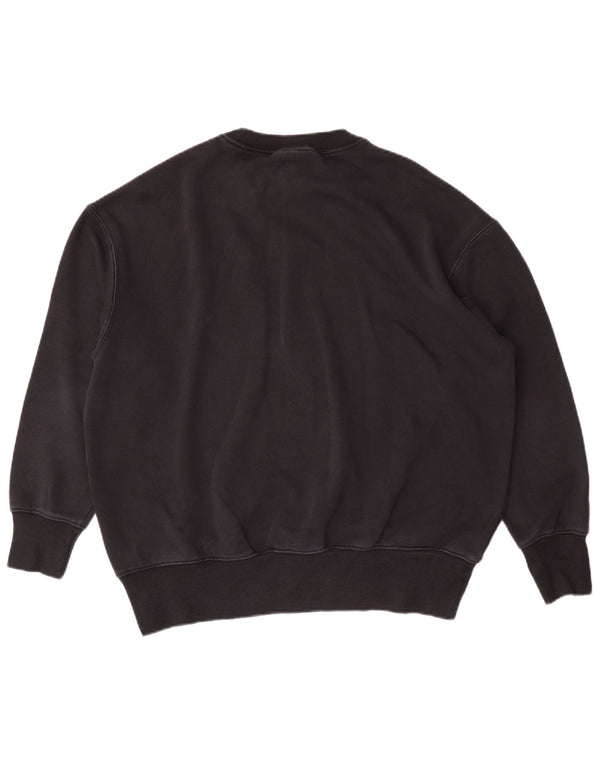 Nike Sweat-shirt coupe ample pour homme en coton noir Taille S