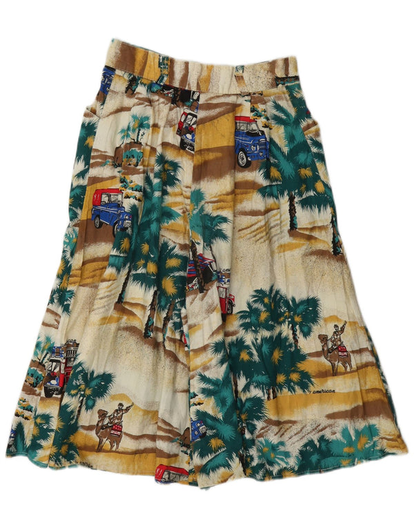 vintage Womens Harem Pantalon W24 XS Multicolore Coton Nouveauté