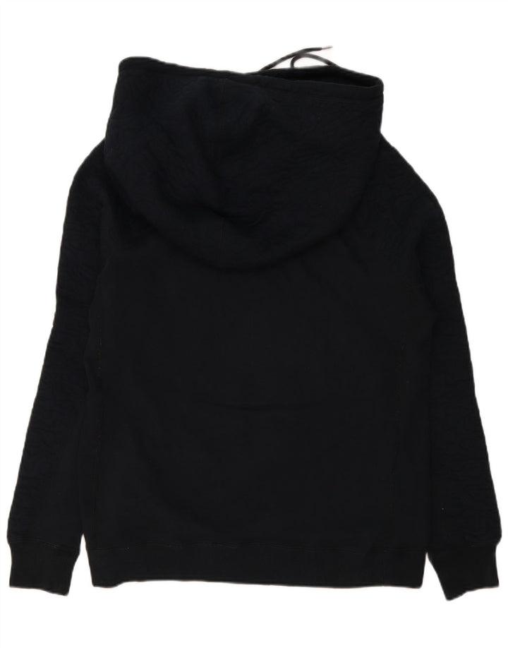 Nike Pull à capuche surdimensionné pour femme UK 14 en coton noir moyen