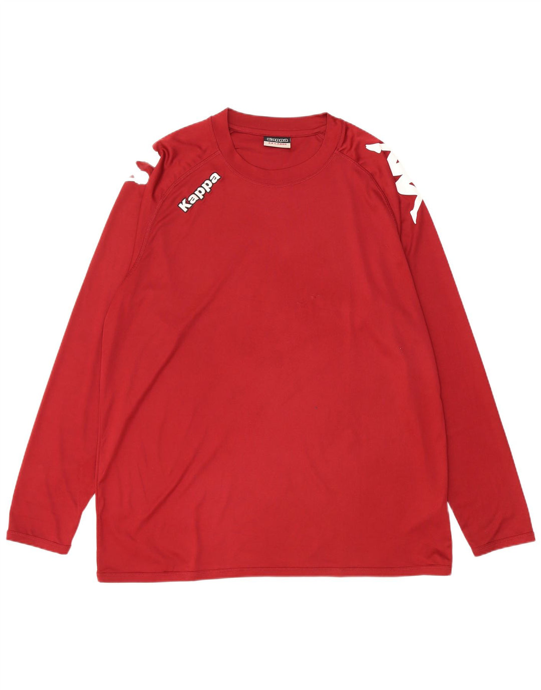 KAPPA Haut graphique à manches longues pour homme en polyester marron 2XL
