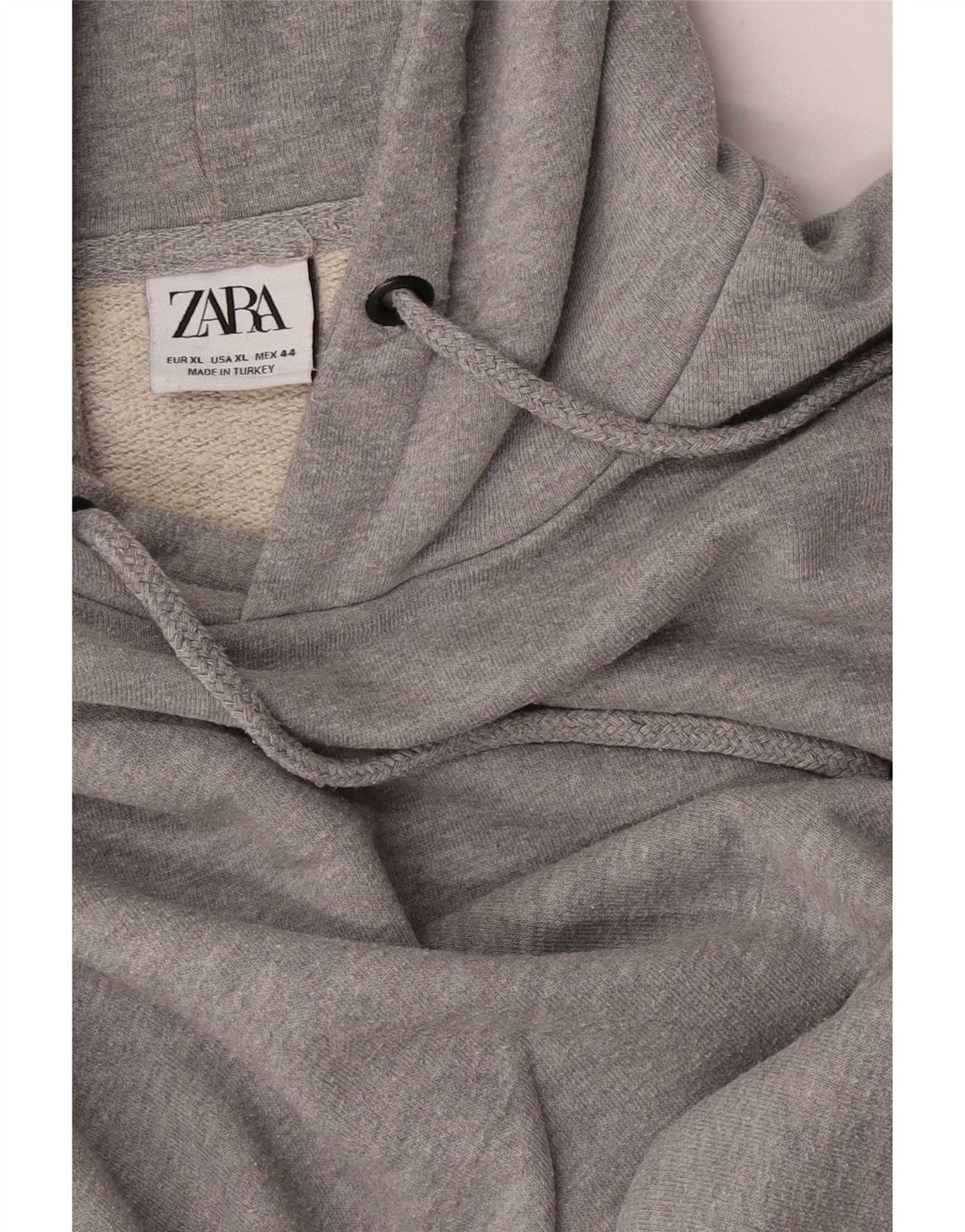 Zara Pull à capuche pour homme XL Gris