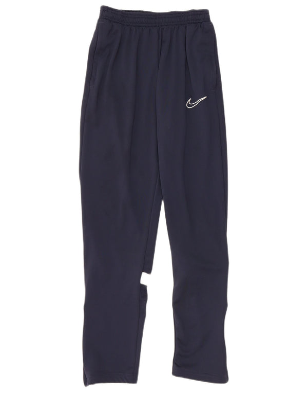 Nike Pantalon de survêtement Dri Fit pour garçon 13-14 ans XL Bleu marine Colourblock