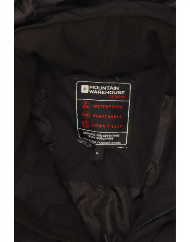 Mountain Warehouse Manteau rembourré à capuche pour homme UK 38 Medium Noir Polyester