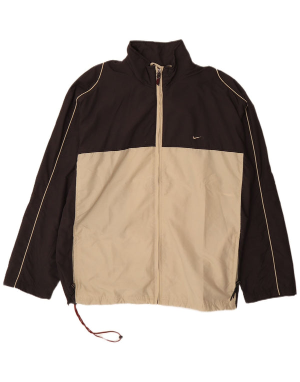 Nike Veste de survêtement pour homme XL Noir Colorblock Polyester Sports
