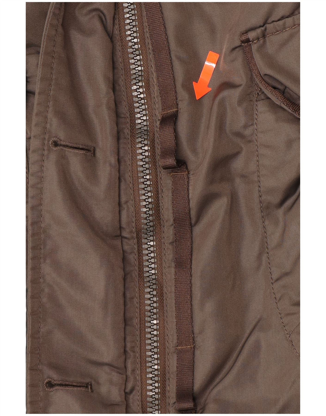 PEUTEREY Manteau matelassé à capuche pour femme IT 40 Small Kaki Polyester