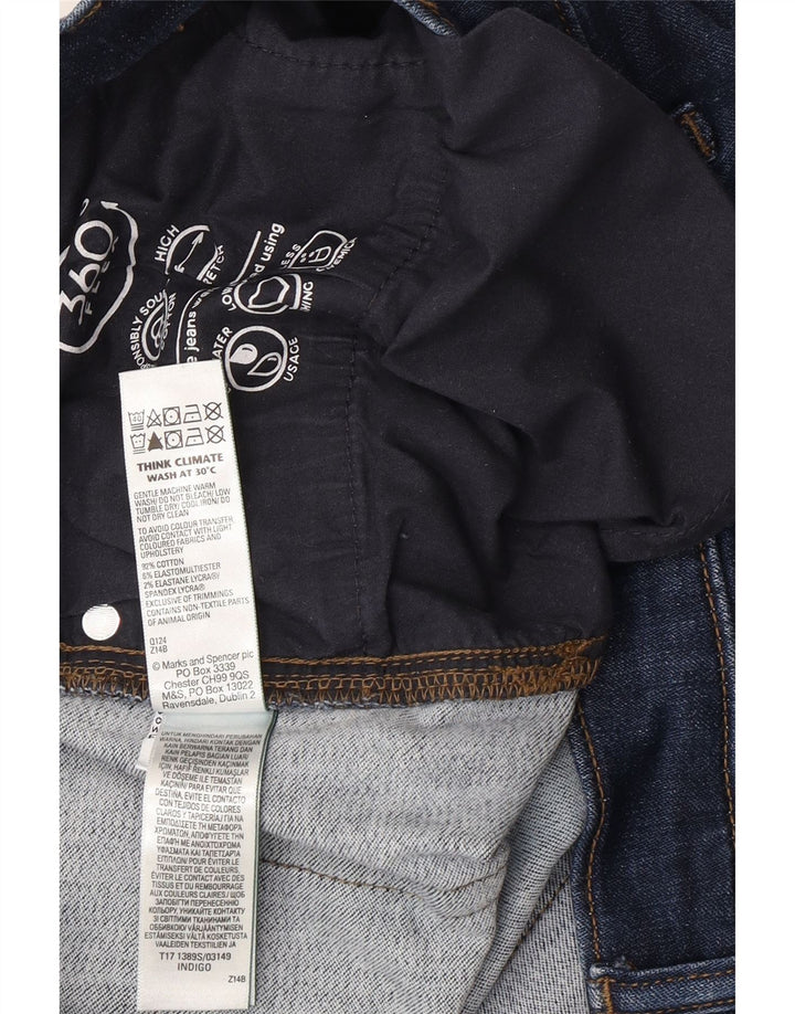 Marks & Spencer Jean Slim Regular Homme W36 L31 Bleu Marine Coton