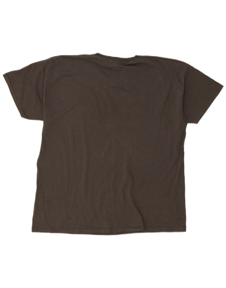 AC/DC T-shirt graphique pour homme avec grande bande en coton gris