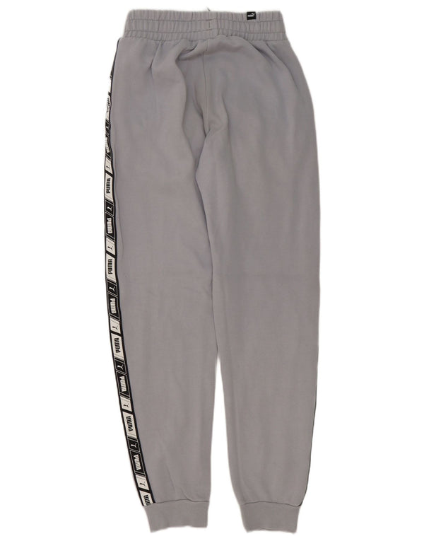 Puma Pantalon de Survêtement Graphique Joggers XS Homme Gris Colorblock Cotton