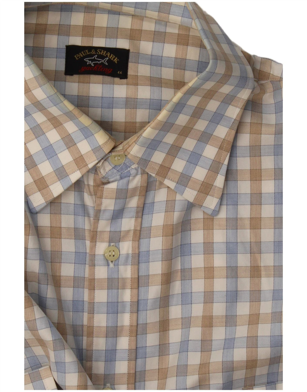Paul & Shark Chemise Homme Taille 44 XL Vichy Multicolore