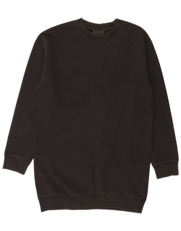 Topshop Robe pull surdimensionnée à manches longues pour femme UK 8 Small Noir