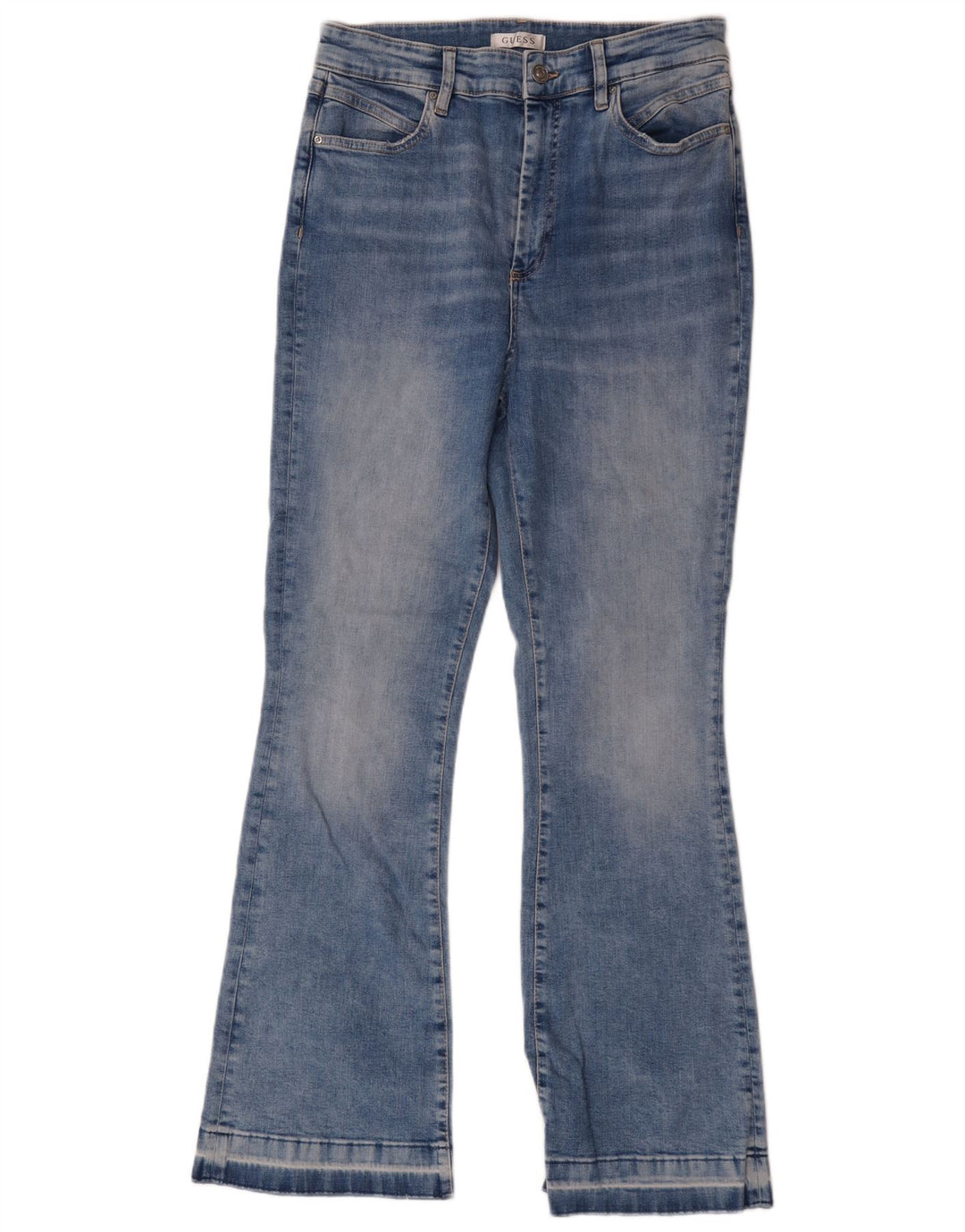 Guess Jean Bootcut Femme W30 L30 Bleu Coton