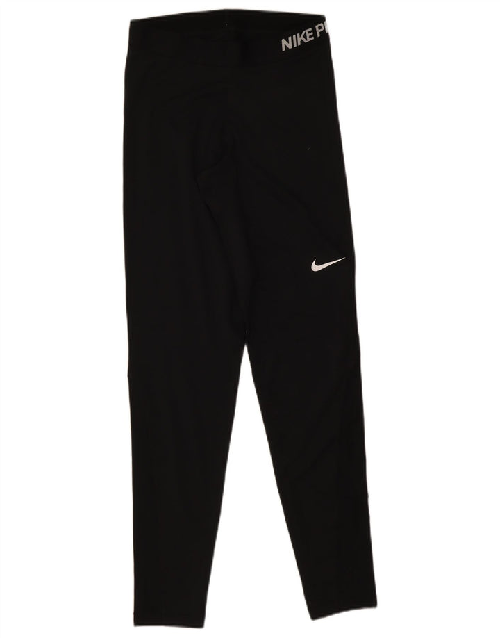 Nike Legging graphique Dri Fit pour femme UK 12 Noir moyen Polyester