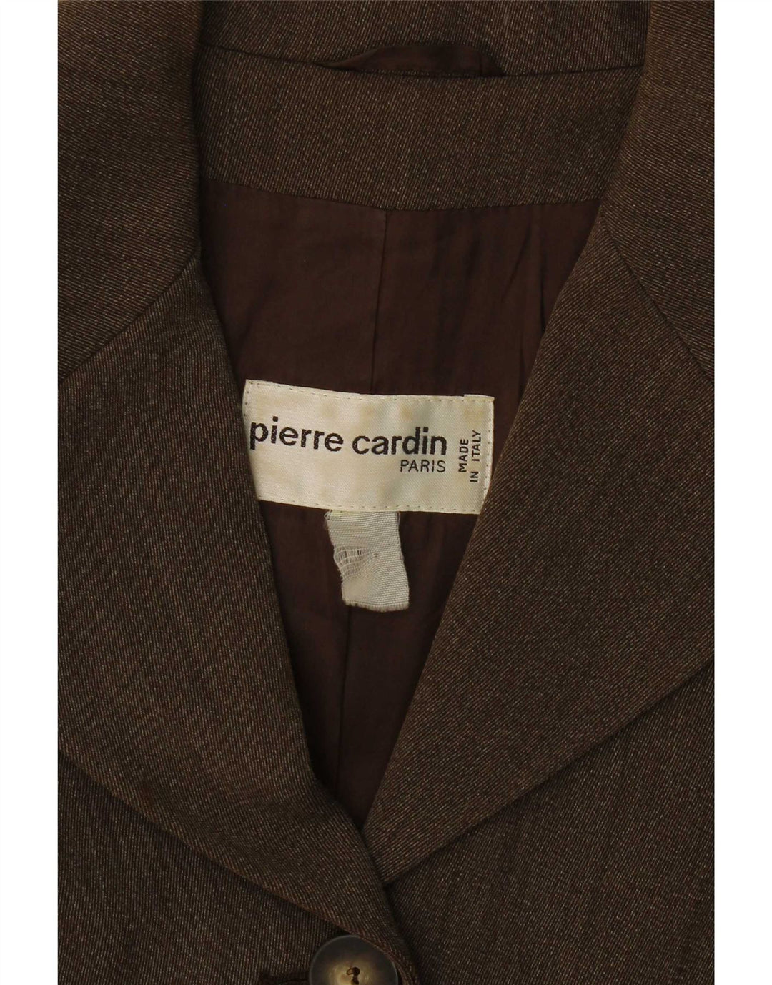 Pierre Cardin Veste blazer 4 boutons pour femme UK 14 Marron moyen