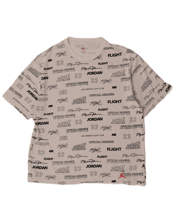 Jordan T-shirt graphique pour homme XL en coton blanc