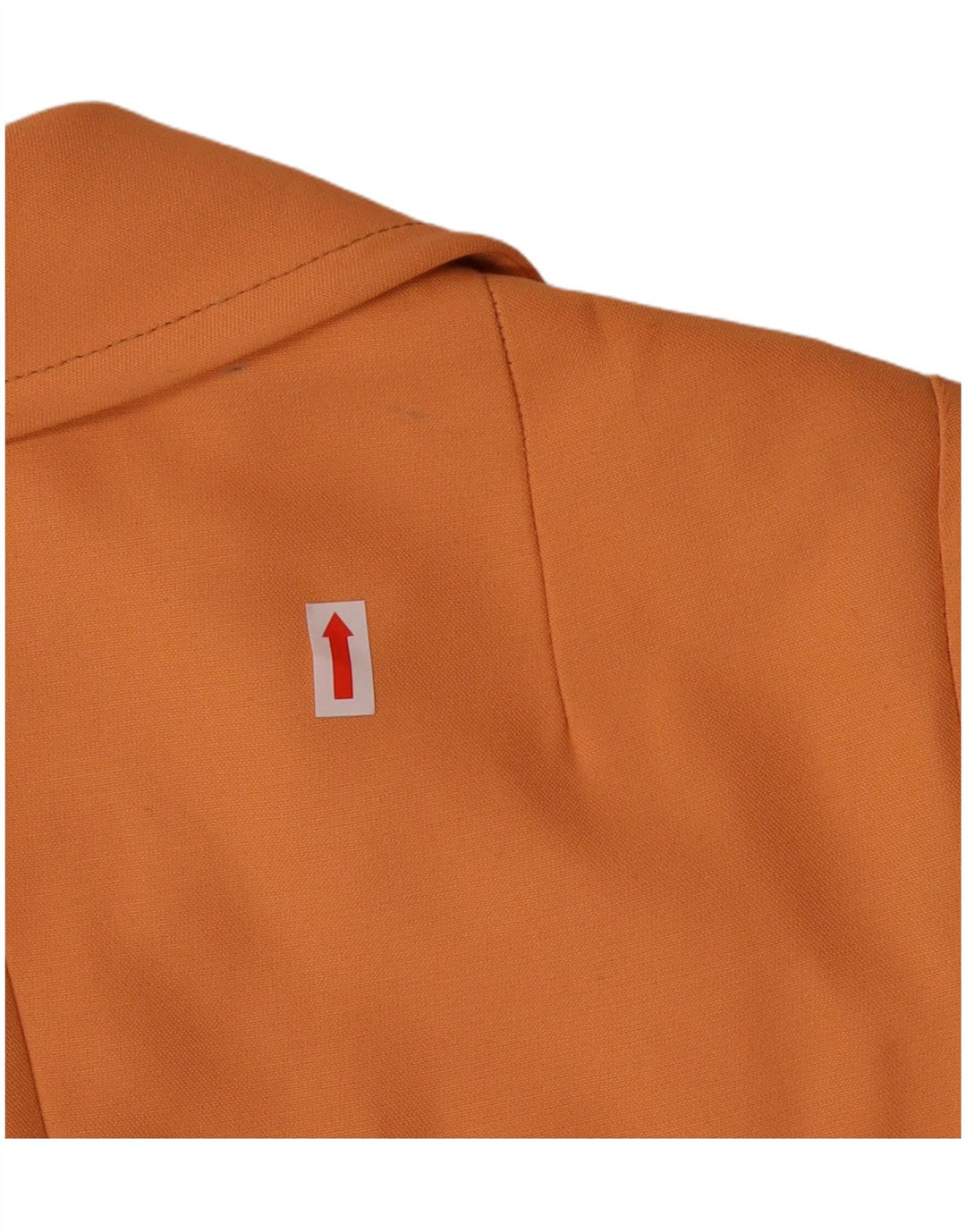 vintage Femme 3 Bouton Blazer Veste IT 42 Viscose Orange Moyen