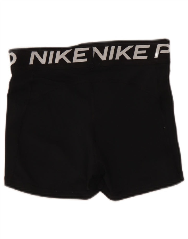 Nike Short de sport Dri Fit Graphic pour femme UK 8 Small Noir Polyester
