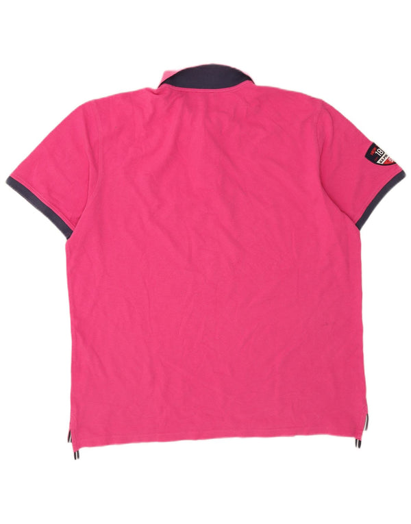 U.S. Polo Assn. Chemise Homme 2XL Rose Colourblock Coton