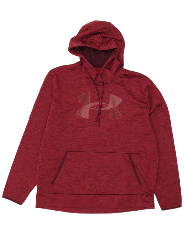 Under Armour Pull à capuche graphique XL pour homme en polyester moucheté marron
