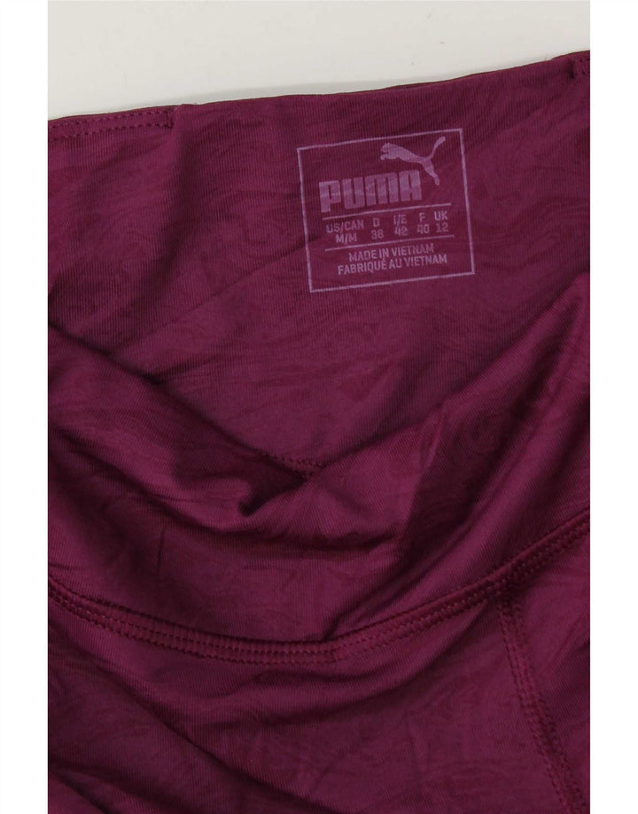 Puma Leggings pour femme UK 12 Violet moyen Colourblock