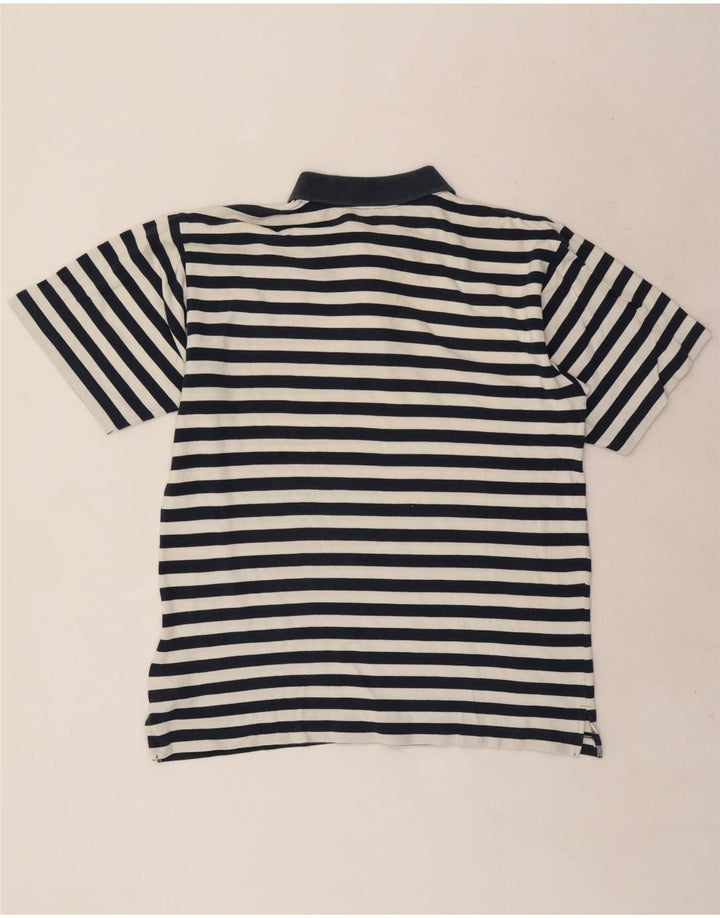 Champion Polo Homme Bleu Marine Moyen Rayé Coton