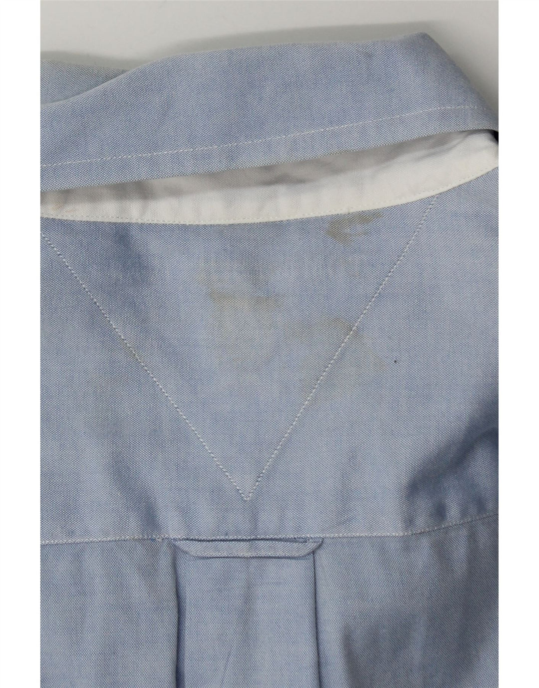 Tommy Hilfiger Chemise Homme Taille 16 Grand Coton Bleu