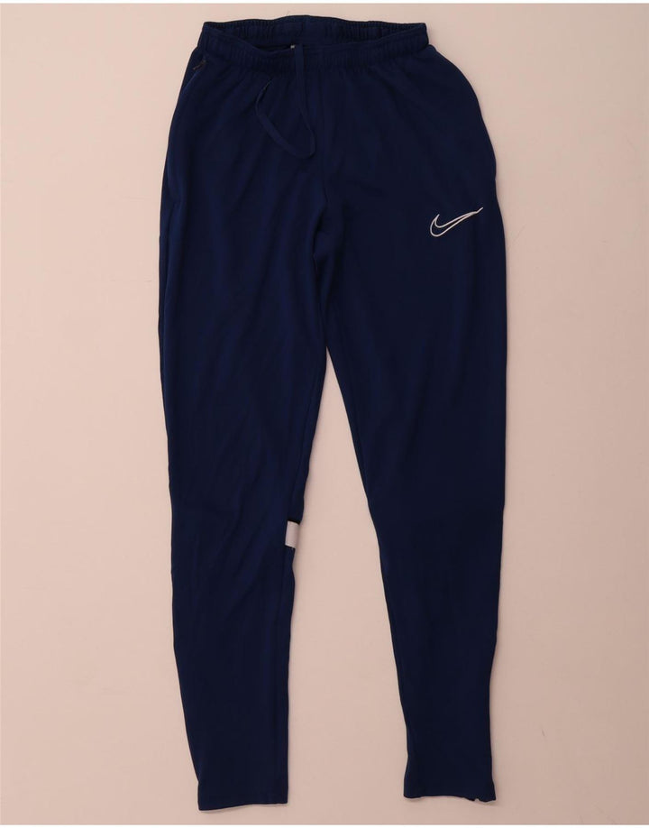 NIKE Pantalon de survêtement Dri Fit pour hommes, petit, bleu, polyester