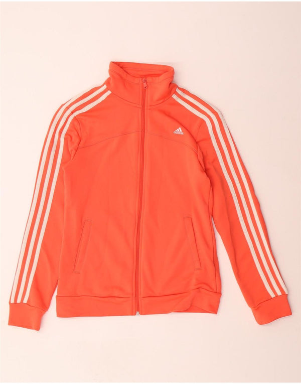 ADIDAS Veste de survêtement Climalite pour femme UK 8/10 Small Orange