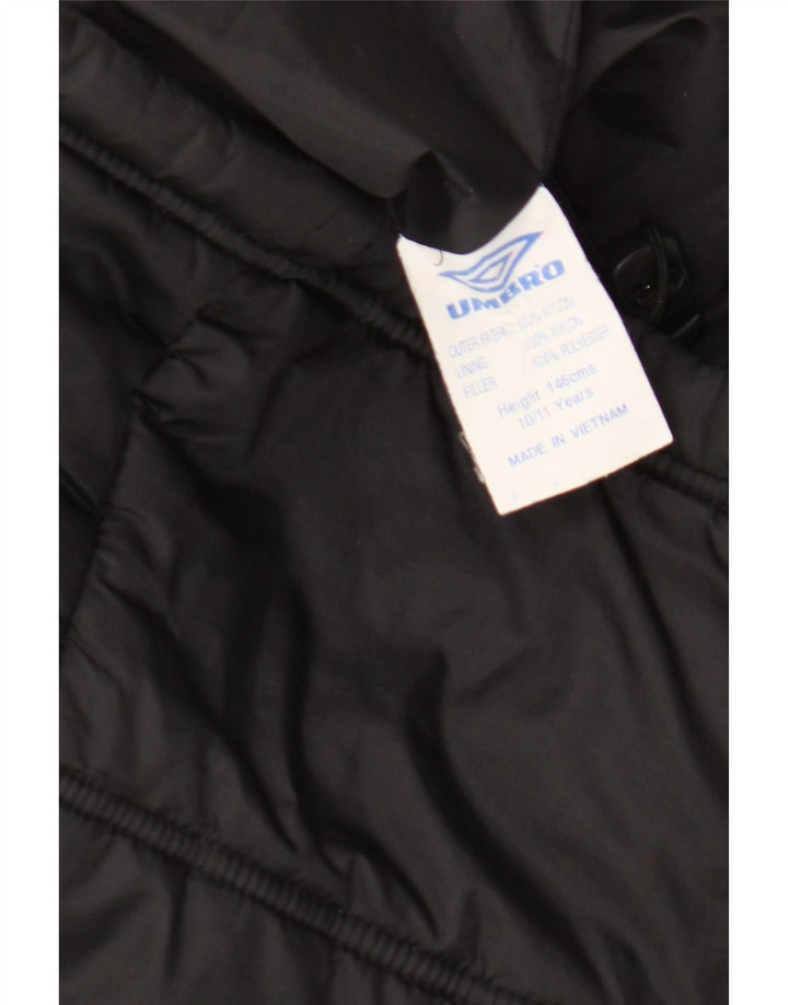 Umbro Veste matelassée garçon 10-11 ans Nylon noir