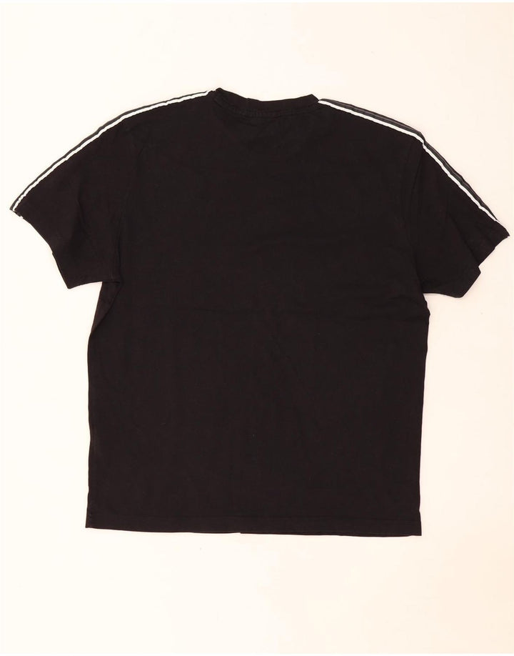 CHAMPION T-Shirt Graphique Homme Grand Noir Coton