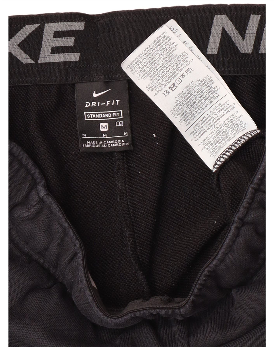 Nike Pantalon de survêtement coupe standard pour homme Noir moyen Sports