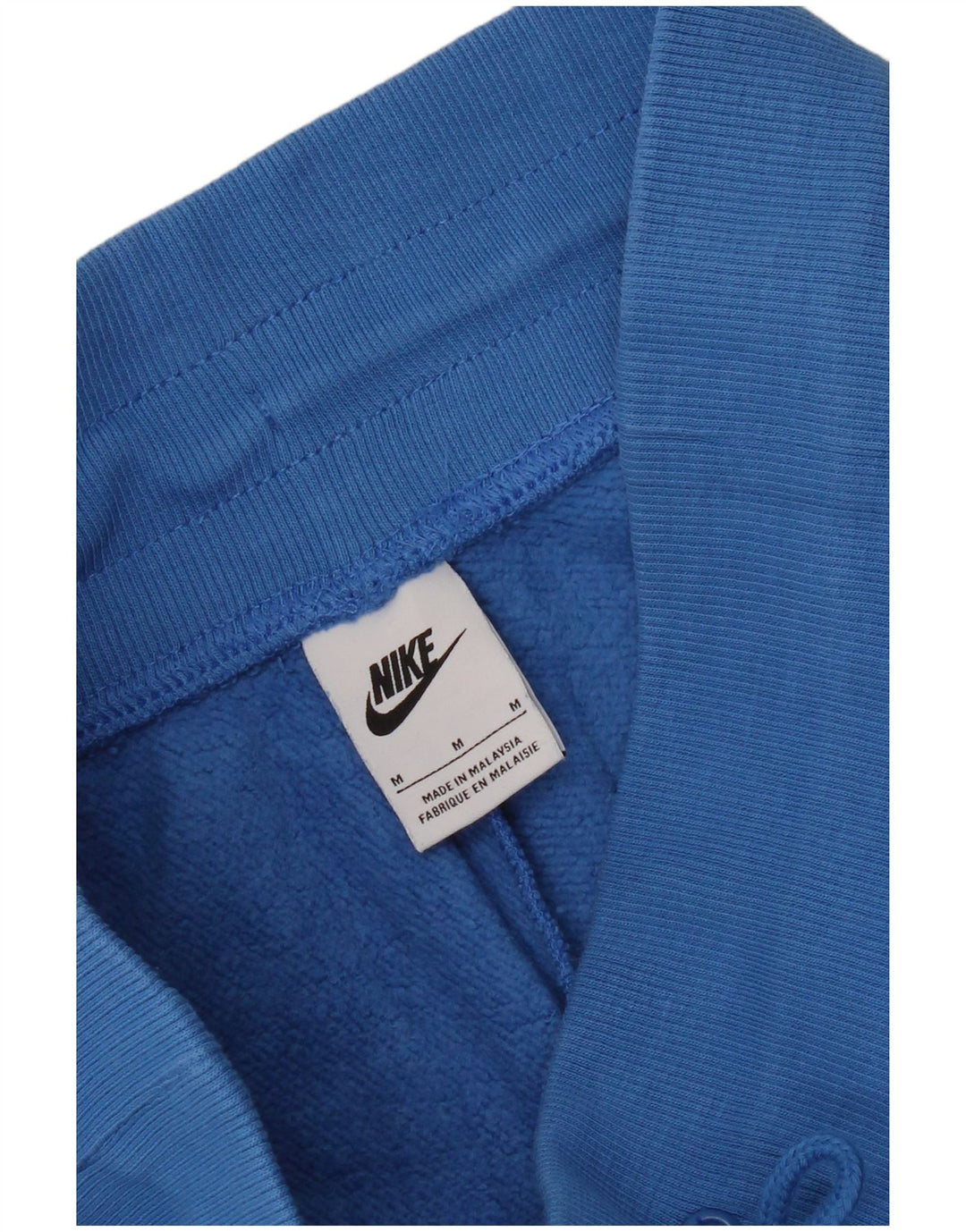 Nike Pantalon de survêtement court à jambe large pour femme UK 14 Bleu moyen