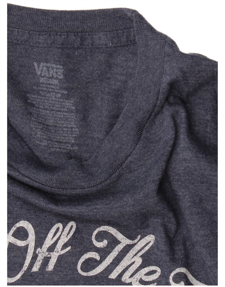 VANS T-Shirt Graphique Homme Bleu Marine Moyen