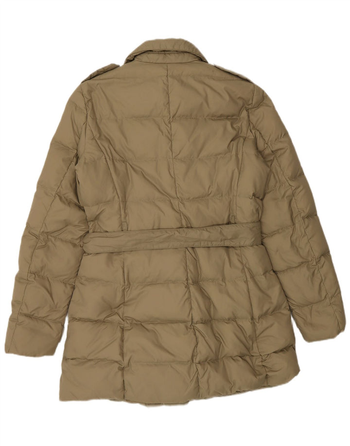 Aspesi Manteau matelassé militaire à double boutonnage pour femme UK 10 Small Beige
