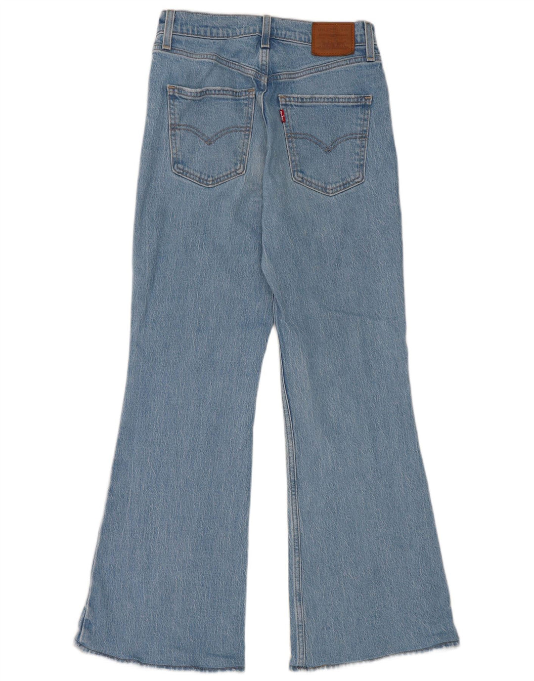 Levi's Jean Évasé Taille Haute Effet Déchiré W26 L27 Femme Bleu Coton