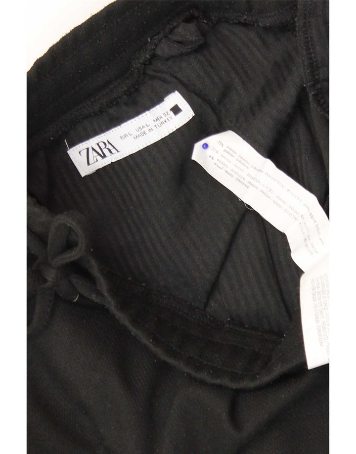 Zara Short de sport homme grand noir polyester