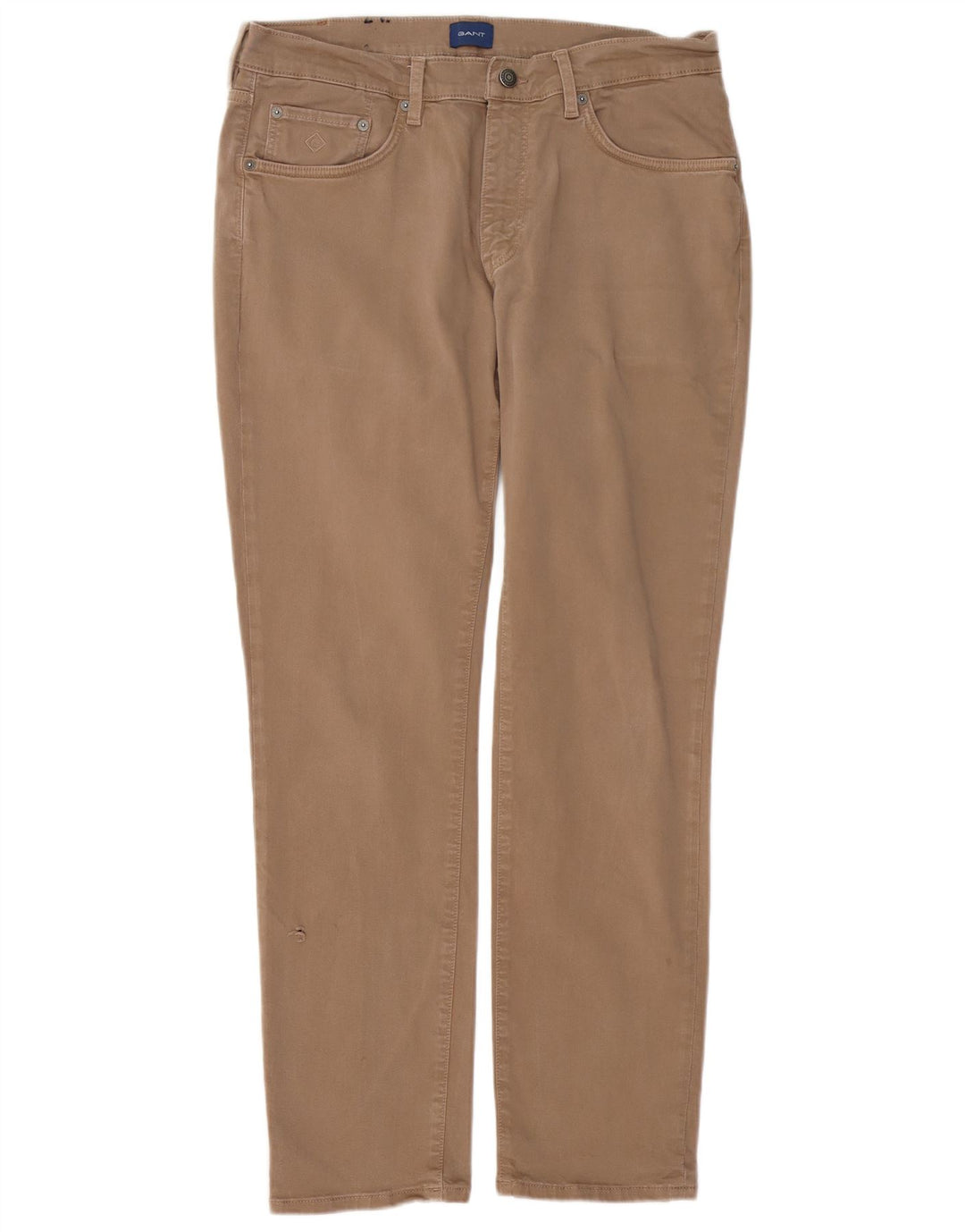 GANT Pantalon décontracté slim homme W36 L32 Beige Coton