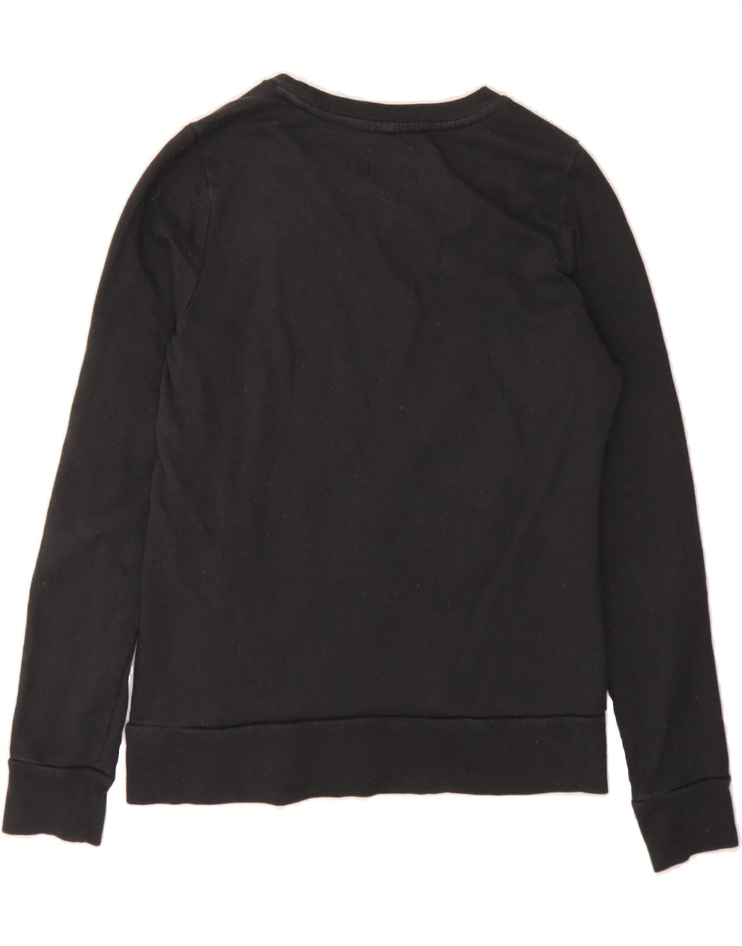 CHAMPION Womens Stanford University Sweatshirt Jumper UK 14 Medium Black Vintage Champion and Second-Hand Champion from Messina Hembry 
